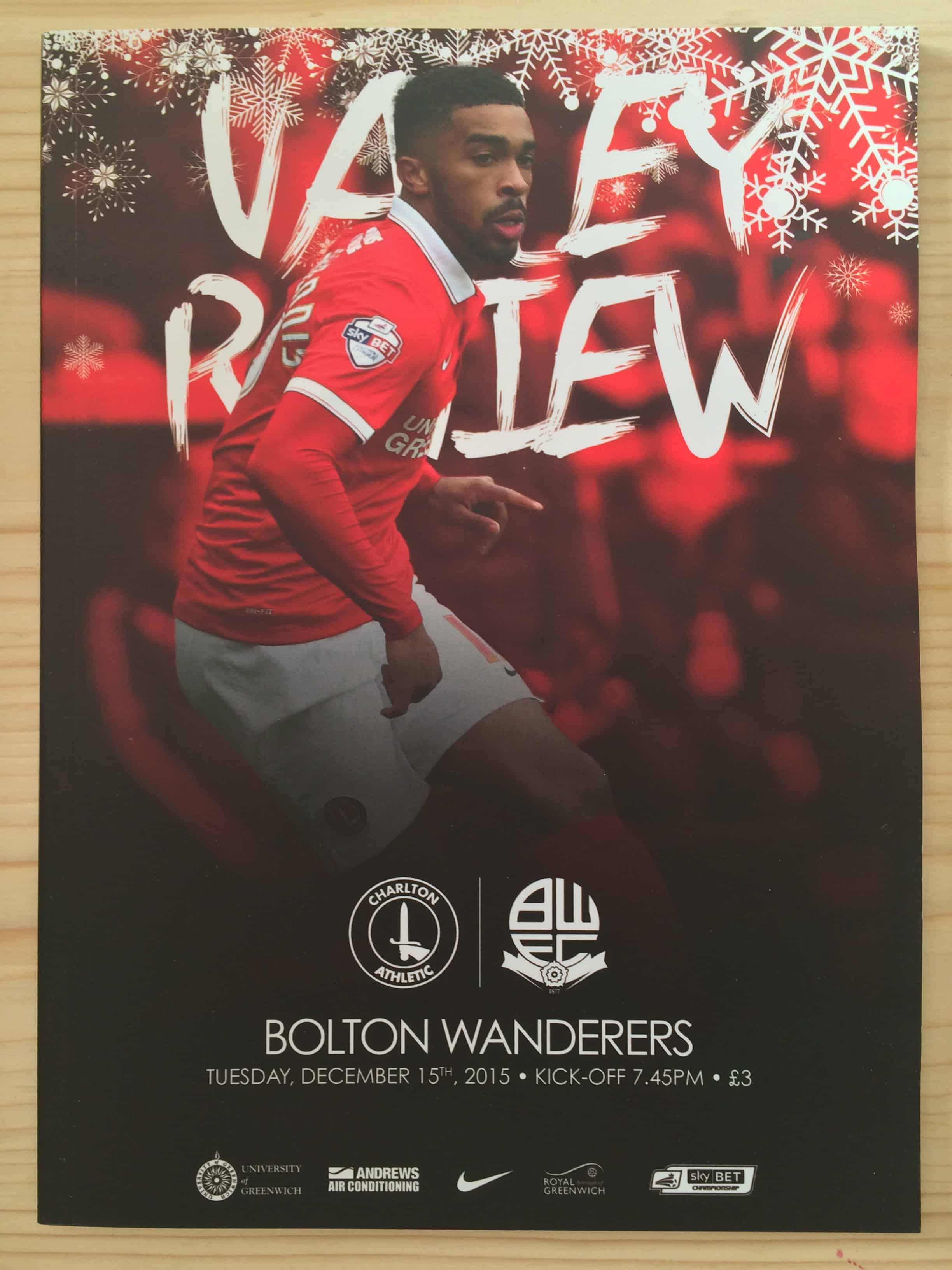 Charlton Athletic FC v Bolton Wanderers FC